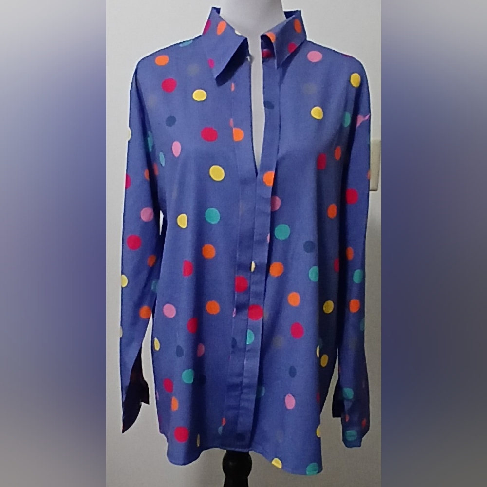 21-015 NWOT Temu Polka Dot Top size 4X (3X US)